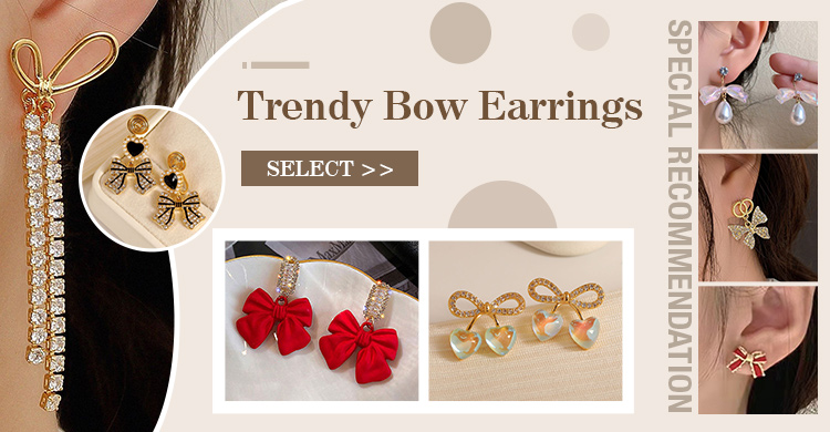 Special Recommendation Trendy Bow Earrings Select>>