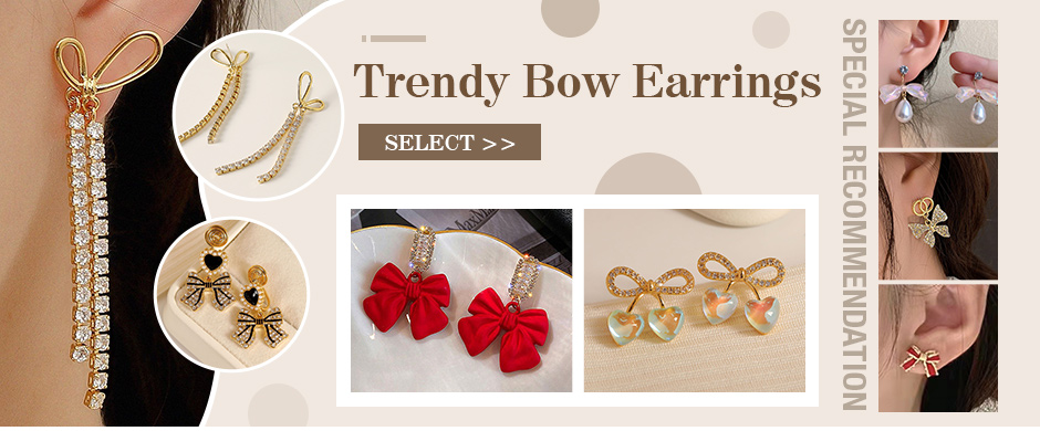 Special Recommendation Trendy Bow Earrings Select>>