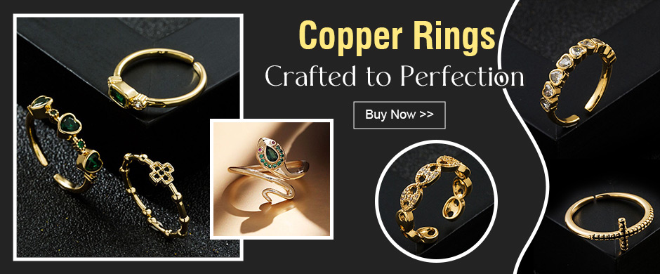 Crafted to Perfection Copper Rings Buy Now >>