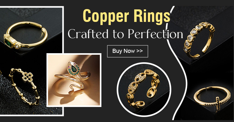 Crafted to Perfection Copper Rings Buy Now >>
